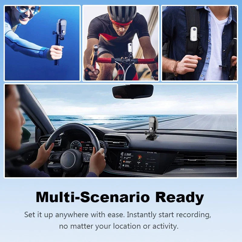 SJCAM Action Camera HD 4K Wifi Sports Mini Body Camera Thumb Camcorder C100+