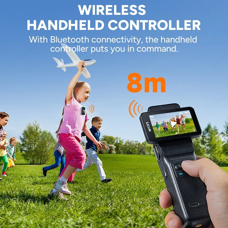 SJCAM C400 Handheld Action Camera 4K WiFi Touch Screen 6-Axis Stabilization