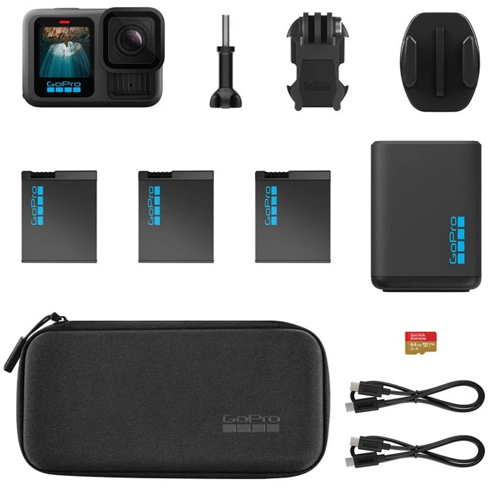 GoPro HERO13 Black Action Camera Extended Power Bundle